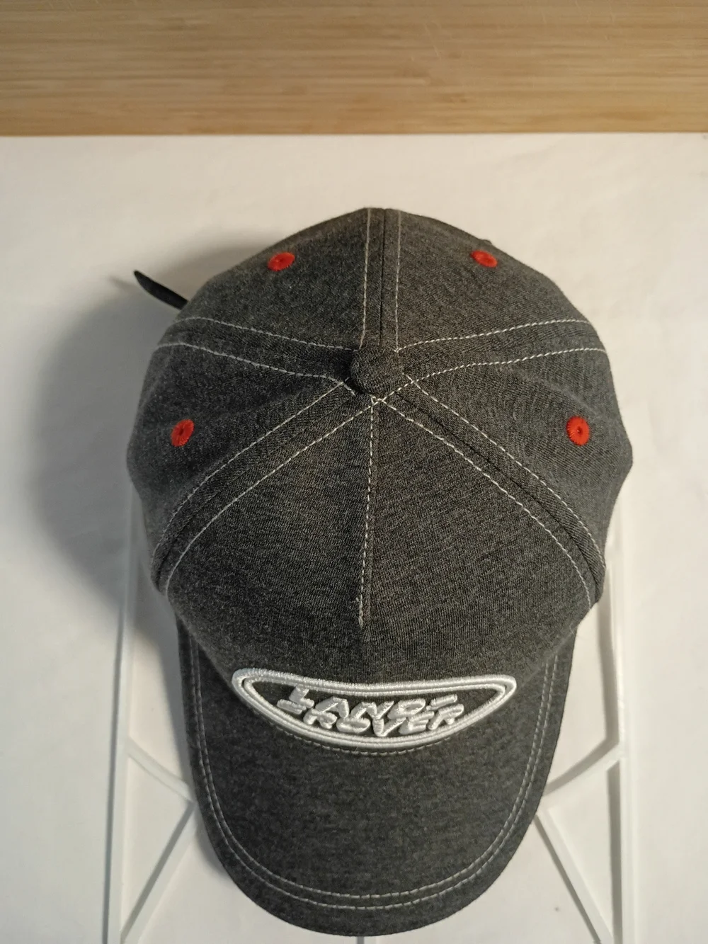 Dark Gray and White Land Rover Logo Baseball Cap